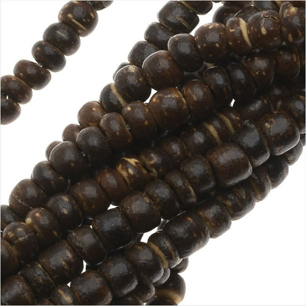 Eco Friendly Donuts Rondelle Disk Beads 12mm 50 Wood CocoNut Shell Beads